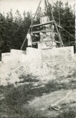 Assembly Work on the Liepa Monument in Summer 1935